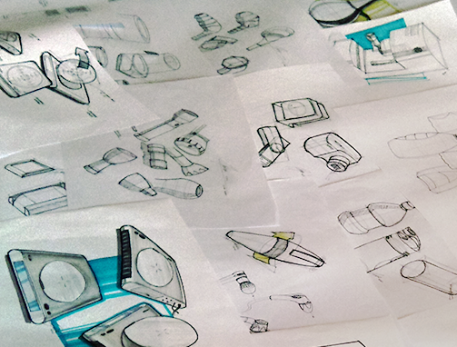 Annotated concept sketch